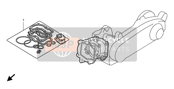 Honda PES125 2006 EOP-1 Gasket Kit A for a 2006 Honda PES125